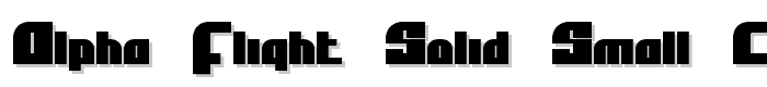 Alpha Flight Solid Small Caps font